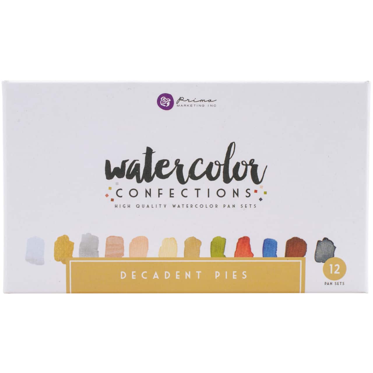 Prima® Watercolor Confections Decadent Pies Watercolor Pans